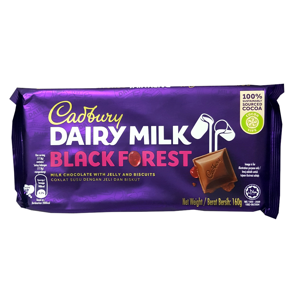 CAD BAR BLACK FOREST 160G