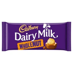 CADBURY DAIRY MILK WHOLENUT 120G