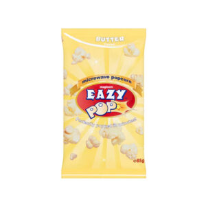 EASY POP MICROWAVE POPCORN BUTTER 85G