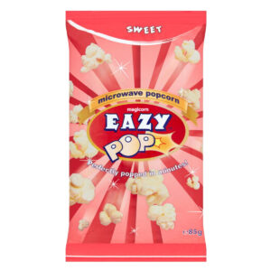 EAZY POP MICROWAVE POPCORN SWEET 85G
