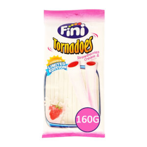 FINI TORNADOES STRAWBERRIES& CREAM  160G