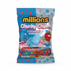 MILLIONS CHUNKY CHEWS STR/BU 120G