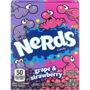 NERDS GRAPES & STRAWBERRY 46G