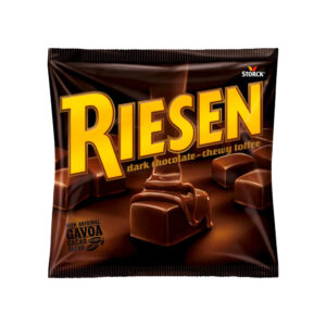 RIESEN DARK CHOCOLATE CHEWY TOFFEE 135G