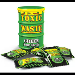 TOXIC WASTE GREEN SOUR CANDY 42G