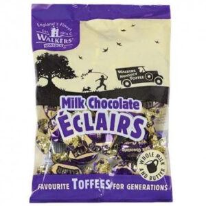 WALKERS MILK CHOC ECLAIRS 150GM