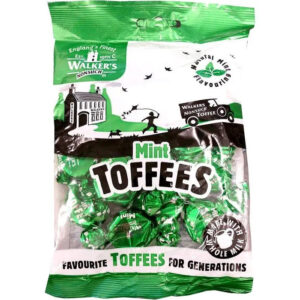 WALKERS MINT TOFFEES 150G