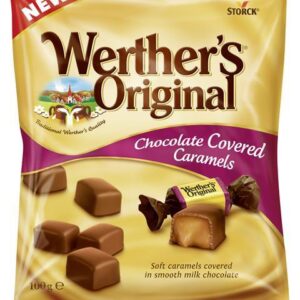 WERTHERS CHOCOLATE COVERED CARAMELS 100G