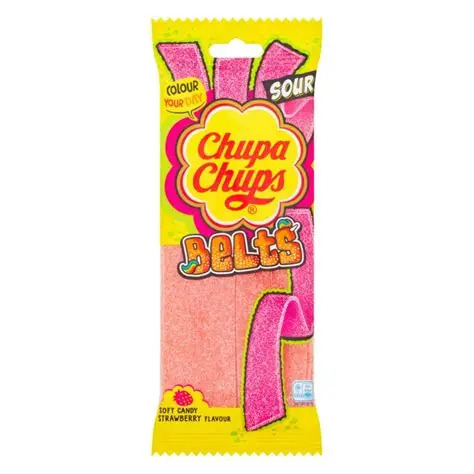 CC SOUR BELTS STRAWBERRY 90G
