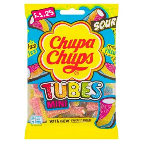 CHUPA CHUPS TUBES MINI 120G